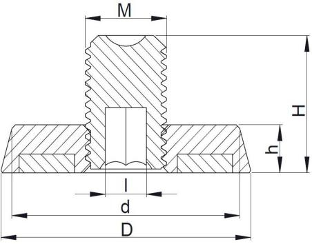 Insert Magnet SWRM Line Drawing